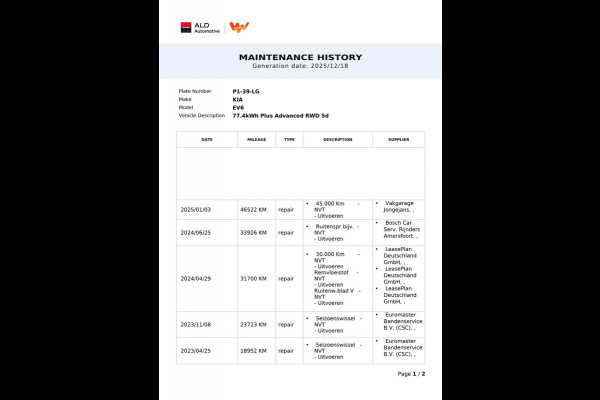 Kia Ev6 Plus Advanced 77.4 kWh|98,5% SOH|LEDER|MEMORY|STOELVERW.V+A/STOELVENT.V|STUURVERW|CAMERA|CARPLAY/ANDROID|1eEIG|NL-AUTO|NAP