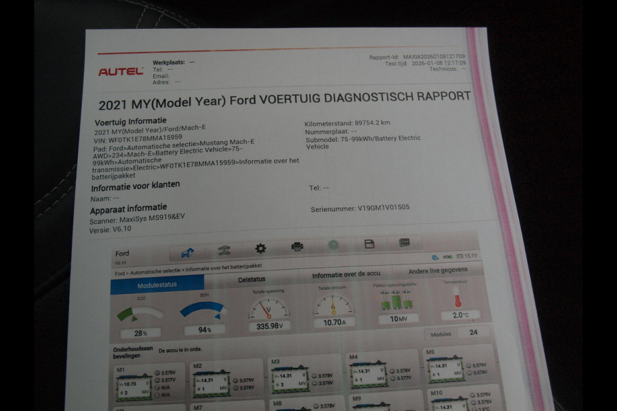 Ford Mustang Mach-E Extended RWD 98 kWh | Panoramadak | 360 Camera | Trekhaak | B&O | NL-Auto |