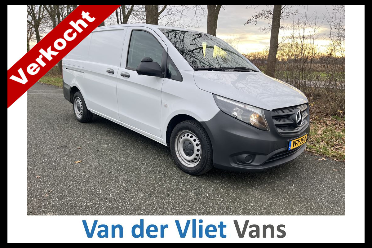 Mercedes-Benz Vito 110 CDI E6 102pk Lang 3p Lease €220 p/m, Airco, Trekhaak,  onderhoudshistorie aanwezig