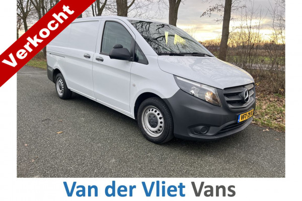 Mercedes-Benz Vito 110 CDI E6 102pk Lang 3p Lease €220 p/m, Airco, Trekhaak,  onderhoudshistorie aanwezig