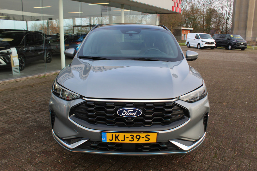 Ford Kuga 2.5-243pk PHEV ST-Line X. Nieuwste model ! Van €. 54.937,- voor €. 43.735,- ! Trekgewicht 2.100kg ! Elektr. panoramadak, Elektr. inklapb. trekhaak, stoel-, stuur- en voorraamverw., lane- en side assist, 360gr. camera, HUD, Apple/Android, Elektr. verstelb. stoelen, LED verl. etc etc