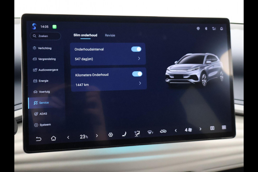 BYD ATTO 3 DESIGN 60 kWh + SCHUIFDAK | LEDER | 360 CAMERA | 15,6" SCHERM | WARMTEPOMP | ADAPTIVE CRUISE