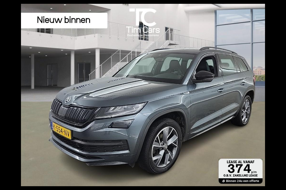 Škoda Kodiaq 1.5 TSI Sportline Automaat | Panoramadak | Trekhaak | LED verlichting | Elektrisch bedienbare achterklep | Panoramadak | Voorsto
