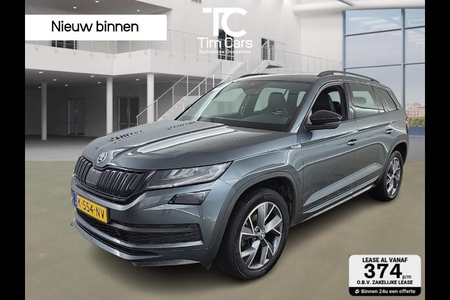 Škoda Kodiaq 1.5 TSI Sportline Automaat | Panoramadak | Trekhaak | LED verlichting | Elektrisch bedienbare achterklep | Panoramadak | Voorsto