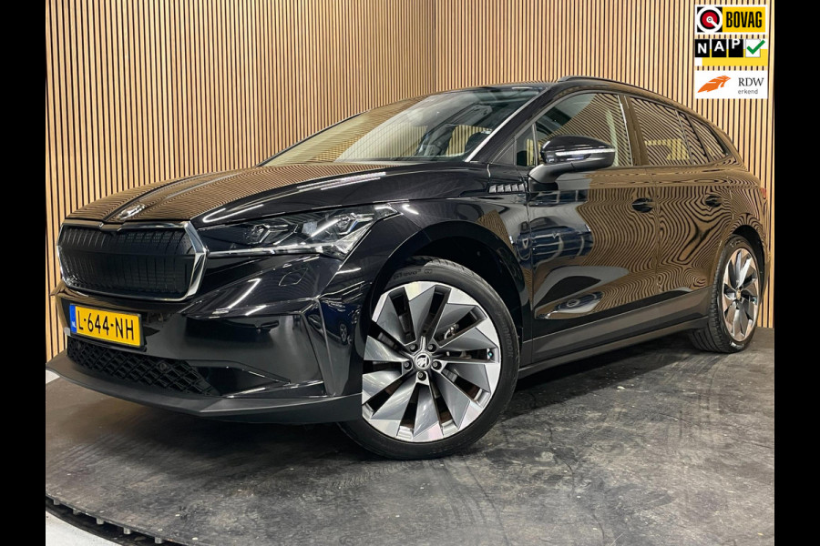 Škoda ENYAQ iV 60|90% SOH|VOLLEDER|PANO|ANDROID AUTO/APPLE CARPLAY|CAMERA|NAVIGATIE|STUURVERWARMING|NL-AUTO|NAP|1e EIG|INCL.BTW|
