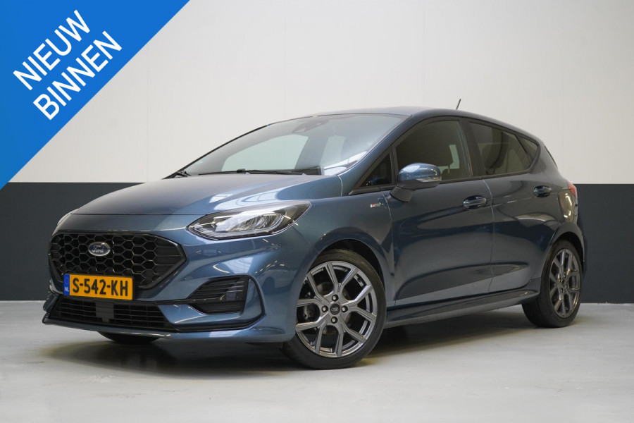 Ford Fiesta 1.0 EcoBoost Hybrid ST-Line | Carplay | Stoelverwarming | Stuurverwarming | Sportstuur | Privacy glass