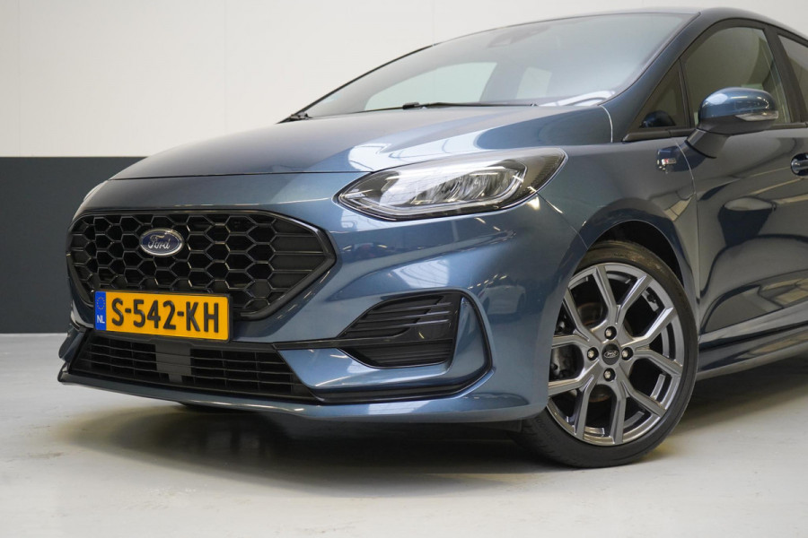 Ford Fiesta 1.0 EcoBoost Hybrid ST-Line | Carplay | Stoelverwarming | Stuurverwarming | Sportstuur | Privacy glass