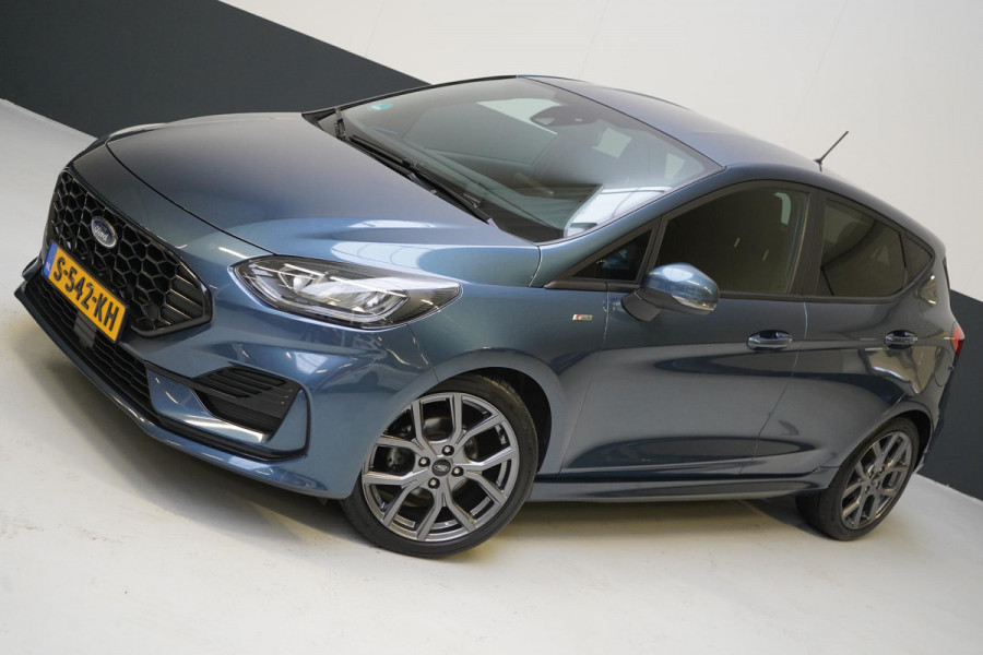 Ford Fiesta 1.0 EcoBoost Hybrid ST-Line | Carplay | Stoelverwarming | Stuurverwarming | Sportstuur | Privacy glass
