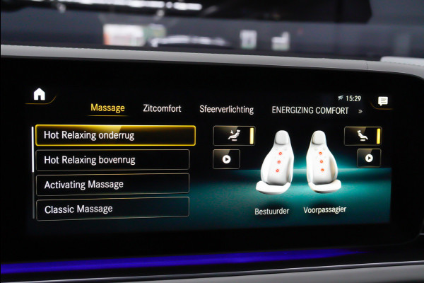 Mercedes-Benz GLS BRABUS 800 4MATIC HUD Massage Full-Carbon Panodak Leer Distronic Standkachel Keyless 360 Camera Burmester Sterrenhemel Airmatic DC Elektr. achterklep Elektr. verstelbare stoelen voor & achter met memory Soft close Elektr. bedienbare trekhaak Elektr. verstelbare stuurwiel Navi PDC LM velgen