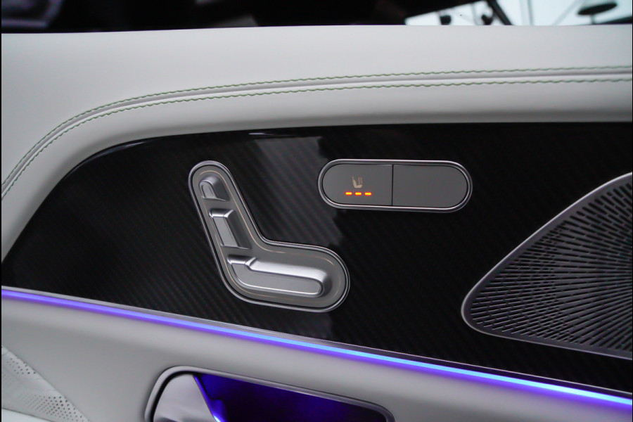 Mercedes-Benz GLS BRABUS 800 4MATIC HUD Massage Full-Carbon Panodak Leer Distronic Standkachel Keyless 360 Camera Burmester Sterrenhemel Airmatic DC Elektr. achterklep Elektr. verstelbare stoelen voor & achter met memory Soft close Elektr. bedienbare trekhaak Elektr. verstelbare stuurwiel Navi PDC LM velgen