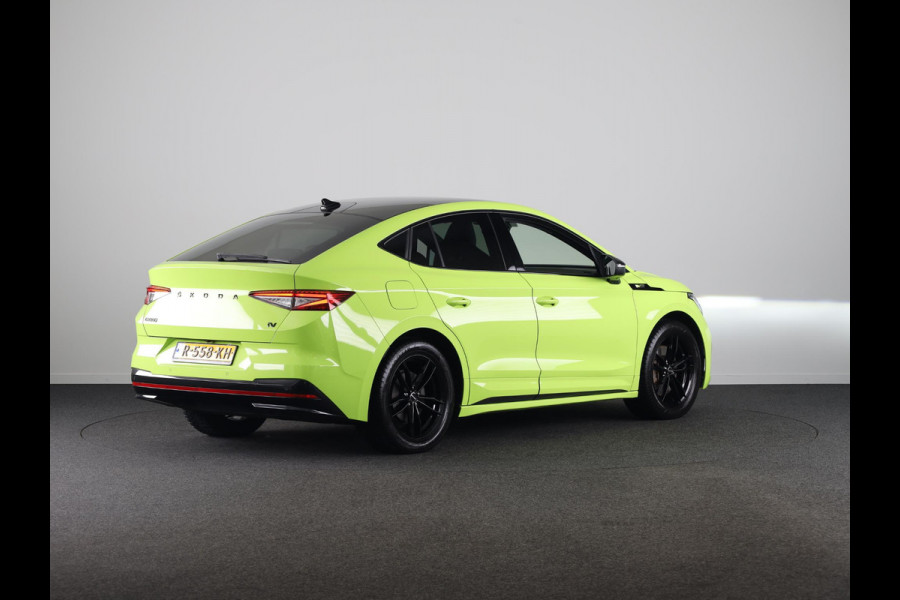 Škoda ENYAQ Coupé iV 80 RS 299pk | Panoramadak | Elektrisch verstelbare stoelen met geheugen | Verwarmbare voorstoelen en achterbank |