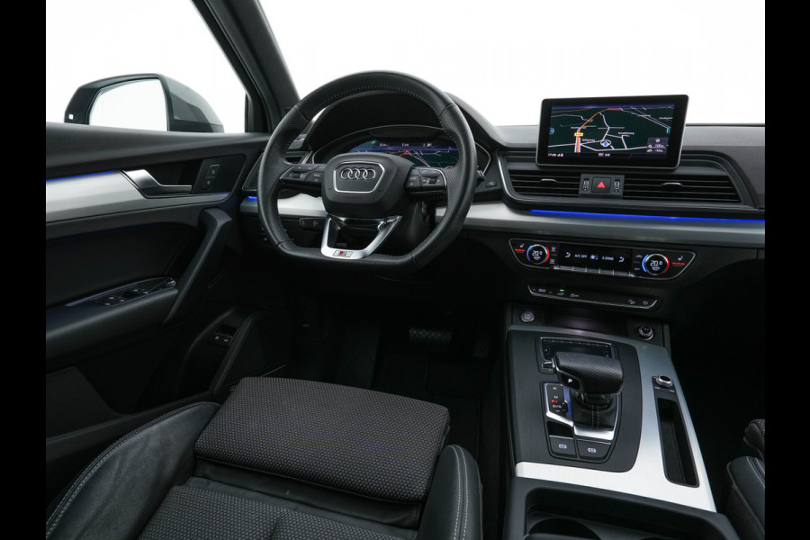 Audi Q5 50 TFSIe S-Line Edition Quattro (Plug-In) (INCL-BTW) *FULL-LED | DIGI-COCKPIT | LEATHER-FABRIC | BANG&OLUFSEN | HEATED-SPORTSEATS | DAB+ | KEYLESS | NAVI-FULLMAP | ECC | PDC | CRUISE | PRIVACYGLASS | SHIFTPADDLES |  AMBIENTLIGHT | 20