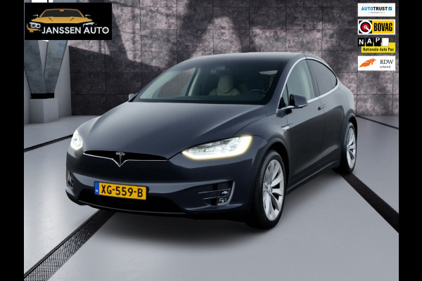 Tesla Model X 75D 6p. | Premium Leder | Stoelverwarimg 6x | Stuurwiel verwarmd | Incl. BTW