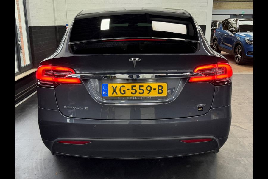 Tesla Model X 75D 6p. | Premium Leder | Stoelverwarimg 6x | Stuurwiel verwarmd | Incl. BTW