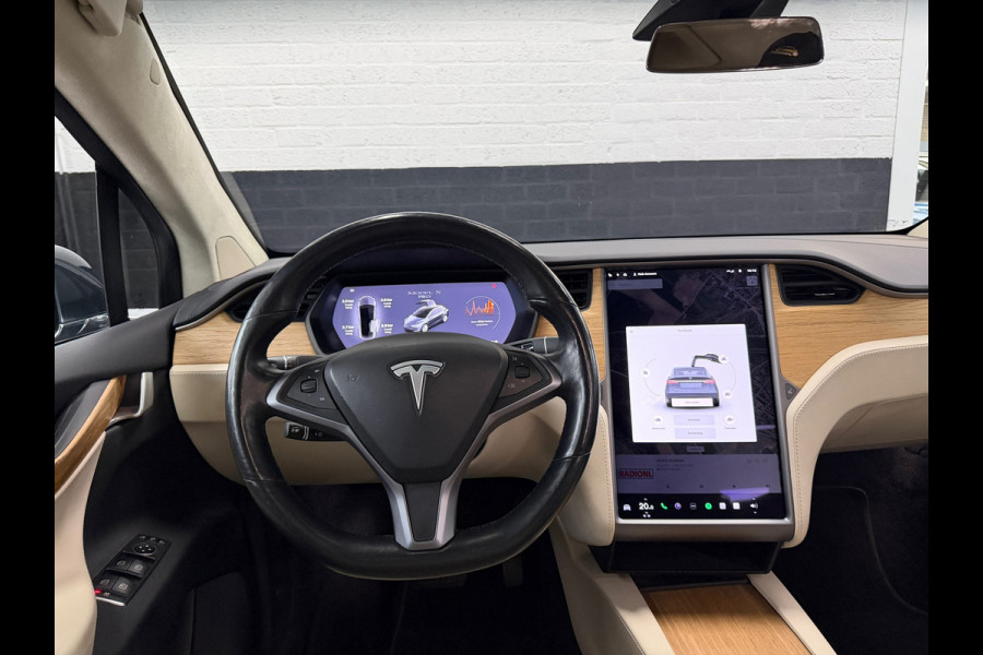 Tesla Model X 75D 6p. | Premium Leder | Stoelverwarimg 6x | Stuurwiel verwarmd | Incl. BTW