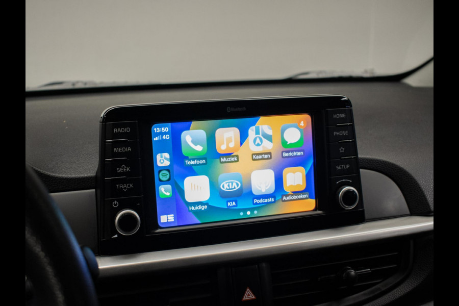 Kia Picanto 1.0 MPi BLACK/PACK (APPLECAR PLAY,NAVI,LED,SPORTSTOELEN,AIRCO,BLACK,NETTESTAAT)