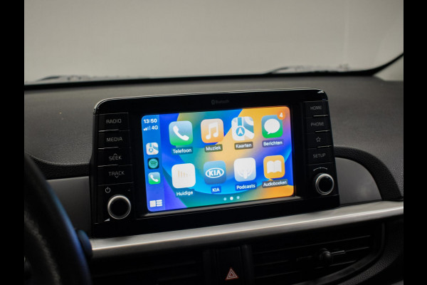 Kia Picanto 1.0 MPi BLACK/PACK (APPLECAR PLAY,NAVI,LED,SPORTSTOELEN,AIRCO,BLACK,NETTESTAAT)