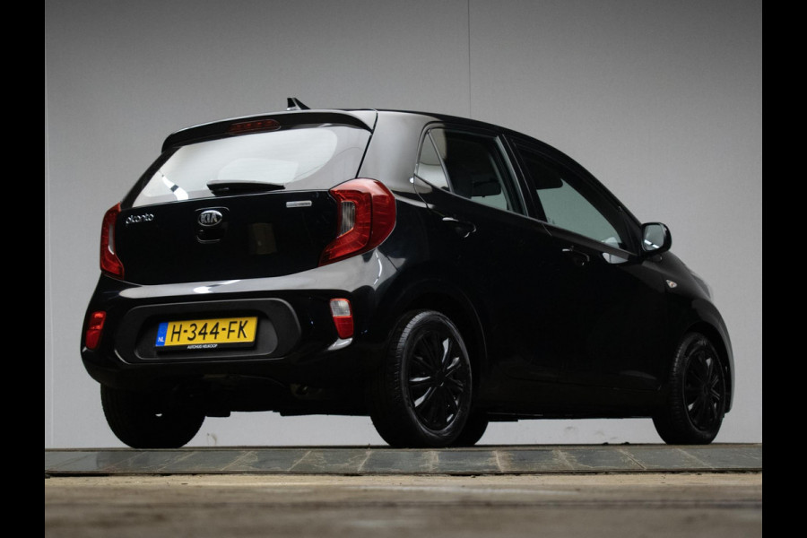 Kia Picanto 1.0 MPi BLACK/PACK (APPLECAR PLAY,NAVI,LED,SPORTSTOELEN,AIRCO,BLACK,NETTESTAAT)