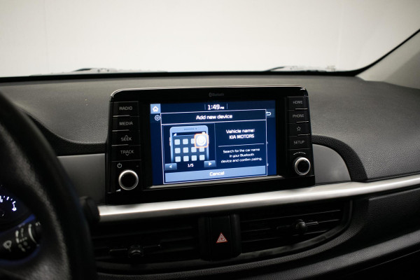 Kia Picanto 1.0 MPi BLACK/PACK (APPLECAR PLAY,NAVI,LED,SPORTSTOELEN,AIRCO,BLACK,NETTESTAAT)