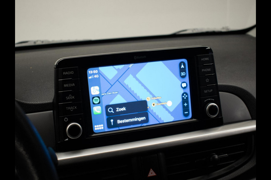 Kia Picanto 1.0 MPi BLACK/PACK (APPLECAR PLAY,NAVI,LED,SPORTSTOELEN,AIRCO,BLACK,NETTESTAAT)