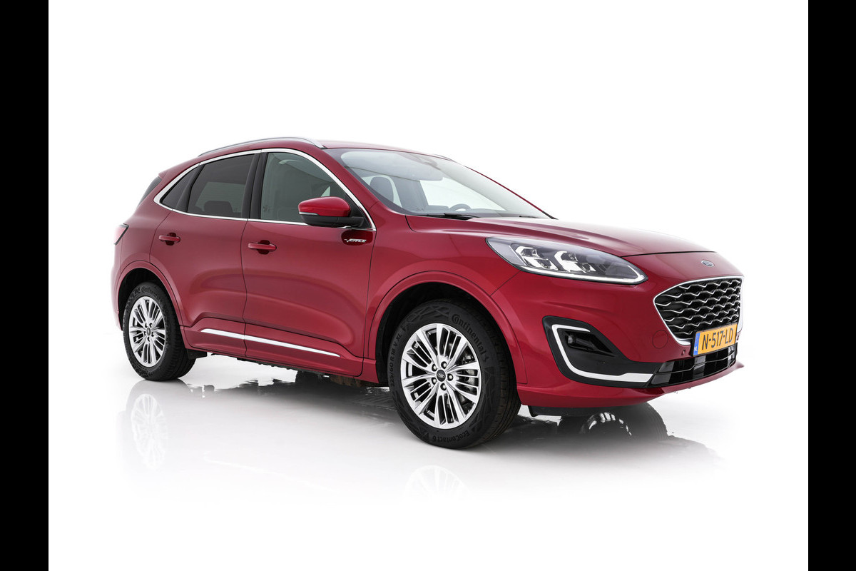 Ford Kuga 2.5 PHEV Vignale (Plug-In) (INCL-BTW) Aut. *LUXURY-LEATHER | DIGI-COCKPIT | FULL-LED | KEYLESS | DAB | CARPLAY | NAVI-FULLMAP | MEMORY-PACK | HEATED-COMFORTSEATS | 18''ALU*