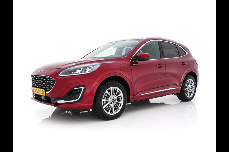 Ford Kuga 2.5 PHEV Vignale (Plug-In) (INCL-BTW) Aut. *LUXURY-LEATHER | DIGI-COCKPIT | FULL-LED | KEYLESS | DAB | CARPLAY | NAVI-FULLMAP | MEMORY-PACK | HEATED-COMFORTSEATS | 18''ALU*
