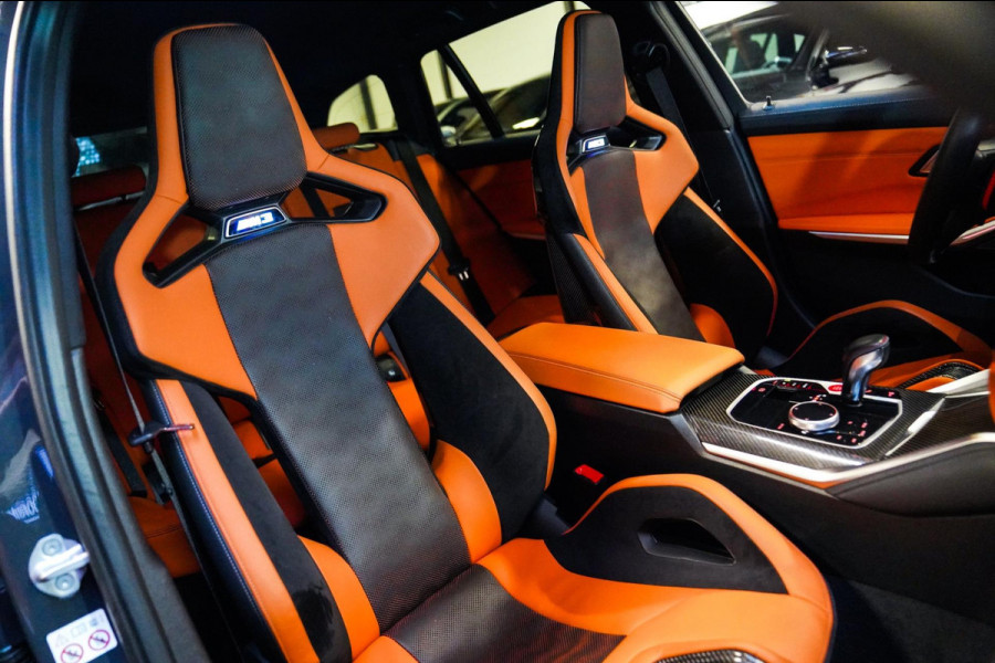 BMW 3 Serie Touring M3 xDrive Competition | Schaalstoelen kyalami oranje | BTW | Laser | Adaptieve Cruise | Carbon | Dravit Grau |