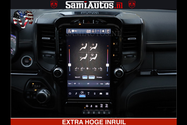 Dodge Ram 1500 LIMITED SPORT 5.7 V8 HEMI 402 PK | MEEST VOLLE EN LUXE UITVOERING | PRACHTIGE DELMONICO RED PEARL | CREW CAB 5 PERSOONS | DUBBELE CABINE DC | MEEST ROYALE EN COMFORTABELE BEDRIJFSAUTO | HEAD-UP | LUCHTVERING | RONDOM CAMERA | MWK KLEP | PANORAMA DAK |