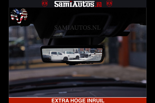 Dodge Ram 1500 LIMITED SPORT 5.7 V8 HEMI 402 PK | MEEST VOLLE EN LUXE UITVOERING | PRACHTIGE DELMONICO RED PEARL | CREW CAB 5 PERSOONS | DUBBELE CABINE DC | MEEST ROYALE EN COMFORTABELE BEDRIJFSAUTO | HEAD-UP | LUCHTVERING | RONDOM CAMERA | MWK KLEP | PANORAMA DAK |