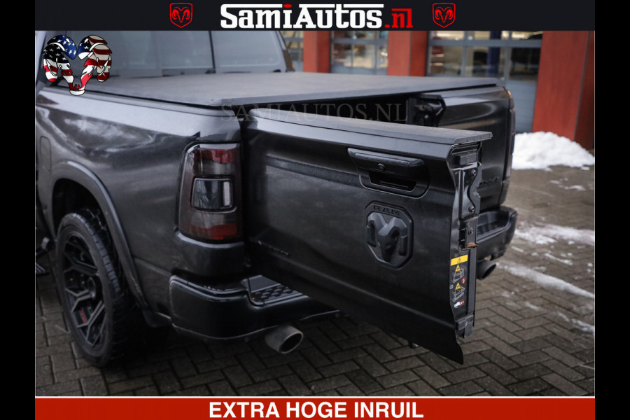 Dodge Ram 1500 LIMITED BLACK OPS | 5.7 V8 402 PK HEMI | MEEST VOLLE EN LUXE UITVOERING | CREW CAB | DUBBELE CABINE DC 5 PERSOONS | CREW CAB 5 PERSOONS | DUBBELE CABINE DC | MEEST ROYALE EN COMFORTABELE BEDRIJFSAUTO | HEAD-UP | LUCHTVERING | RONDOM CAMERA | MWK KLEP | PANORAMA DAK |