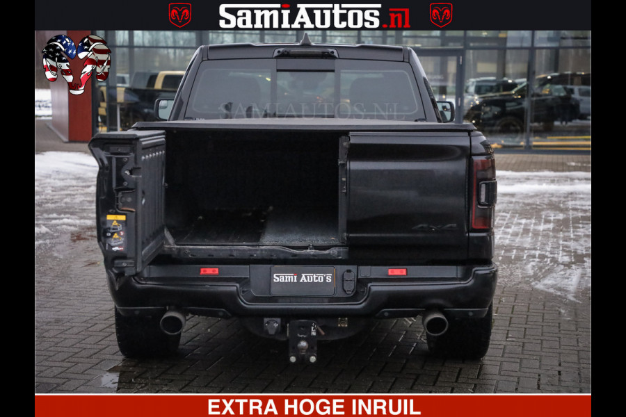 Dodge Ram 1500 LIMITED BLACK OPS | 5.7 V8 402 PK HEMI | MEEST VOLLE EN LUXE UITVOERING | CREW CAB | DUBBELE CABINE DC 5 PERSOONS | CREW CAB 5 PERSOONS | DUBBELE CABINE DC | MEEST ROYALE EN COMFORTABELE BEDRIJFSAUTO | HEAD-UP | LUCHTVERING | RONDOM CAMERA | MWK KLEP | PANORAMA DAK |