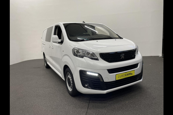 Peugeot Expert Long Dubbele Cabine Asphalt L3 2.0 HDi 120pk Aut-8 Airco Navi Carplay Cruise Control Trekhaak Lang Luxe Dubbele Cabine
