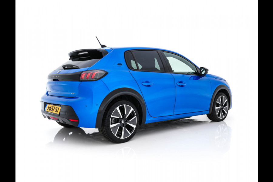 Peugeot e-208 EV GT 350 50 kWh [ 3-Fase ] (INCL.BTW) *PANO | FULL-LED | DIGI-COCKPIT | BLINDSPOT | CAMERA | LEATHER-ALCANTARA | AMBIENT-LIGHT | NAVI-FULLMAP | LANE-ASSIST | KEYLESS | DAB | CCS-FASTLOADER | HEATED-SPORTSEATS | 17''ALU