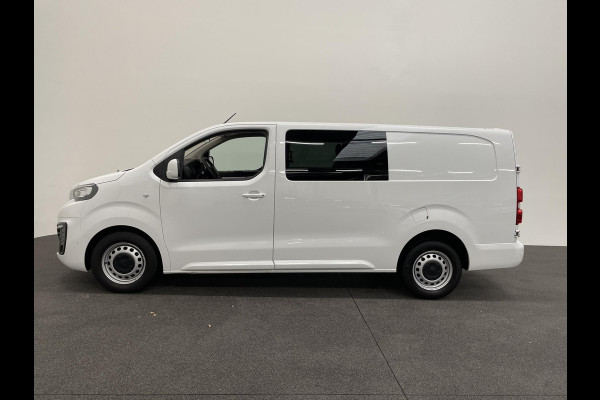 Peugeot Expert Long Dubbele Cabine Asphalt L3 2.0 HDi 120pk Aut-8 Airco Navi Carplay Cruise Control Trekhaak Lang Luxe Dubbele Cabine