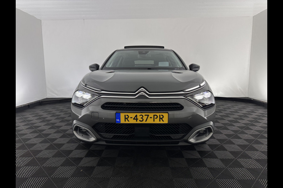 Citroën Ë-C4 Shine Pack Business 50 kWh [ 3-Fase ] {SOH-94%} (INCL.BTW) *PANO | HEAD-UP | LEATHER | FULL-LED | VIRTUAL-COCKPIT | KEYLESS | DAB+ | NAVI-FULLMAP | ECC | PDC | CRUISE | 18''ALU*