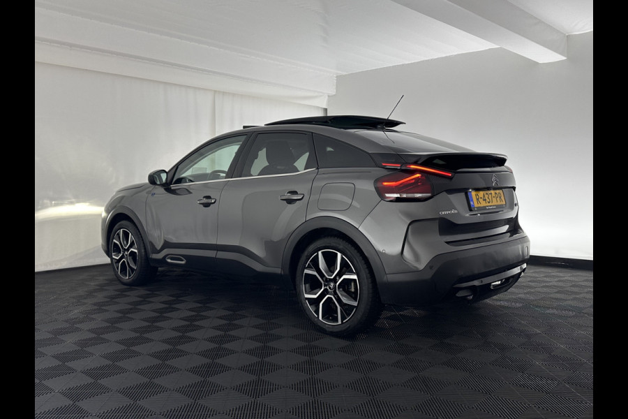 Citroën Ë-C4 Shine Pack Business 50 kWh [ 3-Fase ] {SOH-94%} (INCL.BTW) *PANO | HEAD-UP | LEATHER | FULL-LED | VIRTUAL-COCKPIT | KEYLESS | DAB+ | NAVI-FULLMAP | ECC | PDC | CRUISE | 18''ALU*