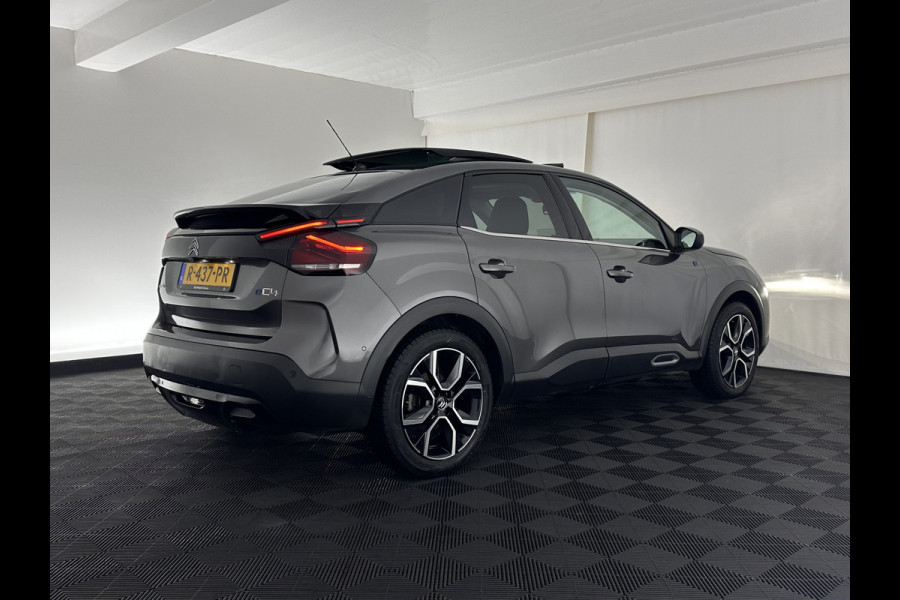 Citroën Ë-C4 Shine Pack Business 50 kWh [ 3-Fase ] {SOH-94%} (INCL.BTW) *PANO | HEAD-UP | LEATHER | FULL-LED | VIRTUAL-COCKPIT | KEYLESS | DAB+ | NAVI-FULLMAP | ECC | PDC | CRUISE | 18''ALU*