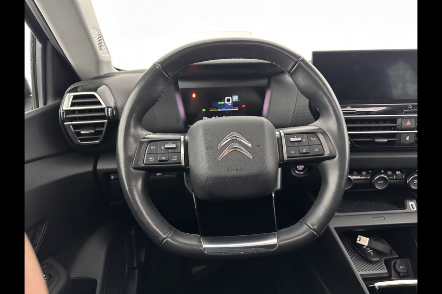 Citroën Ë-C4 Shine Pack Business 50 kWh [ 3-Fase ] {SOH-94%} (INCL.BTW) *PANO | HEAD-UP | LEATHER | FULL-LED | VIRTUAL-COCKPIT | KEYLESS | DAB+ | NAVI-FULLMAP | ECC | PDC | CRUISE | 18''ALU*