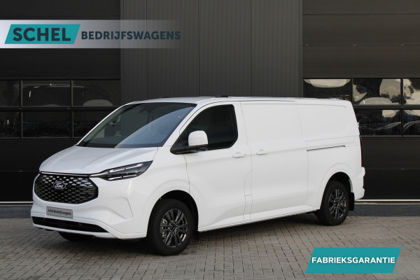 Ford E-Transit Custom 340 L2H1 Limited 65 kWh 218pk - 2x Schuif - LED - 360 Camera - B&O - ACC - Navi - Stoel/Stuurverwarming - Rijklaar