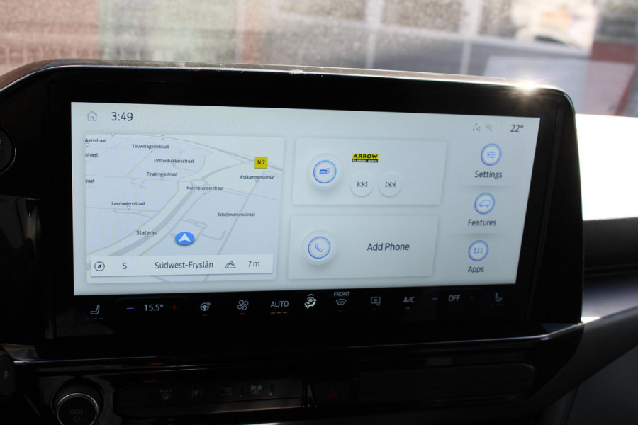 Ford Transit Custom 320 2.5 PHEV L2H1 Sport DC | 233pk |  Dubbele Cabine | Dubbele zijschuifdeur | Inklapbare trekhaak | 19 inch lichtmetalen Sport velgen (mat zwart) | Verwarmbaar stuurwiel | Navigatie systeem