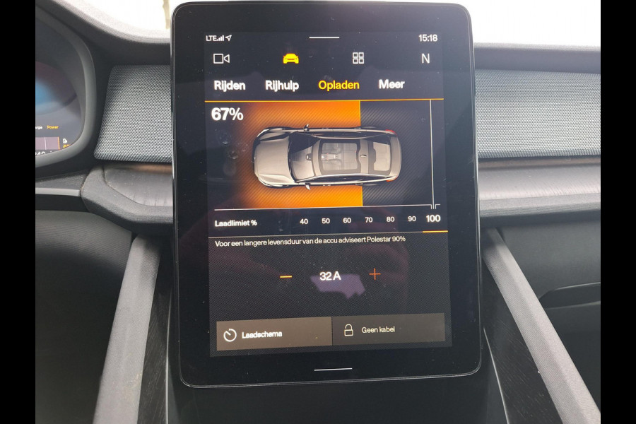 Polestar 2 Long Range Dual Motor Launch Edition 78kWh | SOH: nnb | Pano | Trekhaak wegklapbaar | Full LED | Blis | Memory Seat |