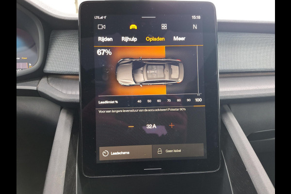 Polestar 2 Long Range Dual Motor Launch Edition 78kWh | SOH: nnb | Pano | Trekhaak wegklapbaar | Full LED | Blis | Memory Seat |