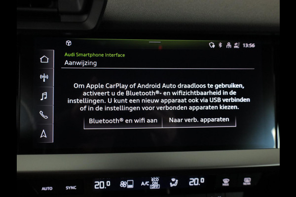 Audi A3 Sportback 30 TFSI Pro Line 110 pk | Navigatie via App | Parkeersensoren achter | Apple Carplay/Android Auto | Cruise control | LED koplampen |