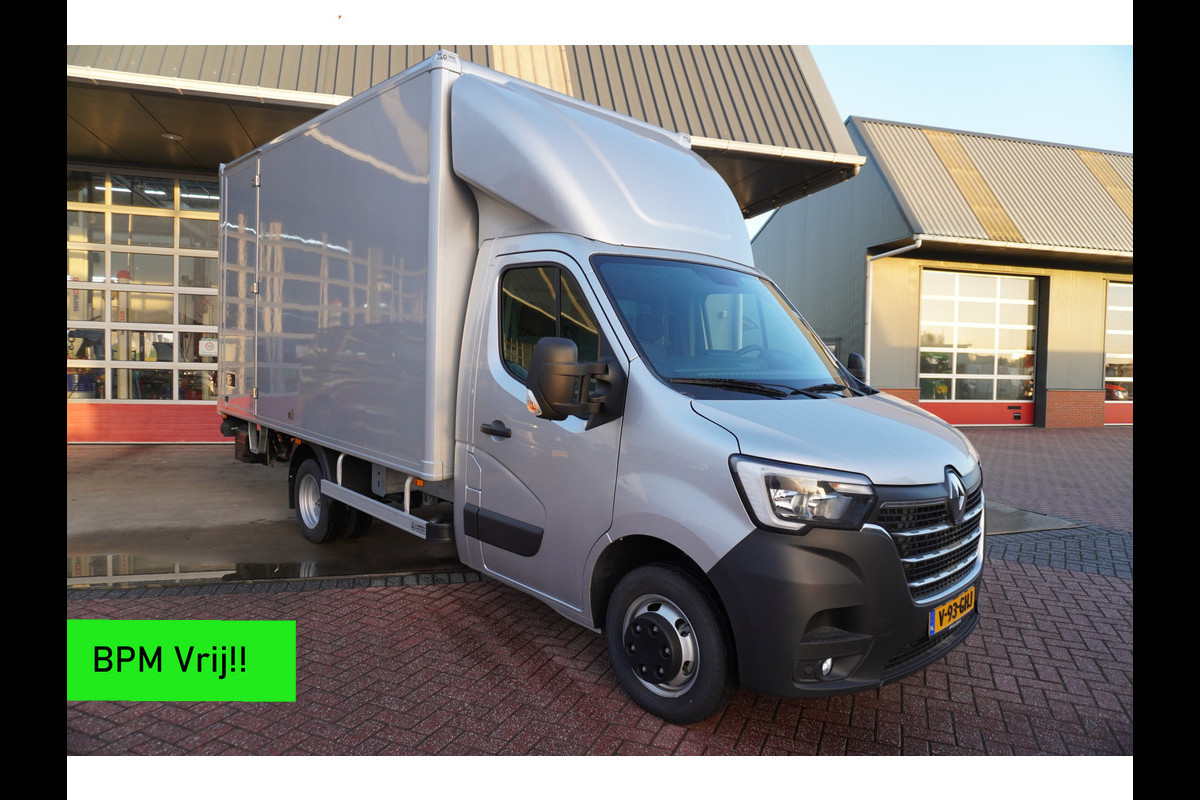 Renault Master T35 2.3 dCi 165PK Dubbel lucht Meubelbak + laadklep nr. V104 | Airco | Cruise | Navi
