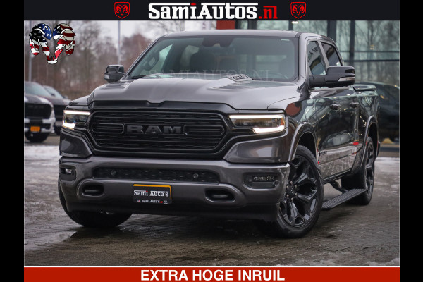 Dodge Ram 1500 LIMITED SPORT | 5.7 V8 HEMI 402PK | MEEST VOLLE LIMITED | PRACHTIGE KLEUR GRANITE CRYSTAL PEARL | CREW CAB | DUBBELE CABINE DC 5 PERSOONS | CREW CAB 5 PERSOONS | DUBBELE CABINE DC | MEEST ROYALE EN COMFORTABELE BEDRIJFSAUTO | HEAD-UP | LUCHTVERING | RONDOM CAMERA | MWK KLEP | PANORAMA DAK |