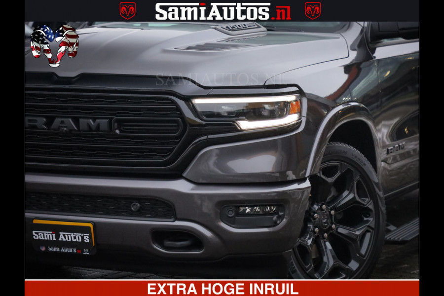 Dodge Ram 1500 LIMITED SPORT | 5.7 V8 HEMI 402PK | MEEST VOLLE LIMITED | PRACHTIGE KLEUR GRANITE CRYSTAL PEARL | CREW CAB | DUBBELE CABINE DC 5 PERSOONS | CREW CAB 5 PERSOONS | DUBBELE CABINE DC | MEEST ROYALE EN COMFORTABELE BEDRIJFSAUTO | HEAD-UP | LUCHTVERING | RONDOM CAMERA | MWK KLEP | PANORAMA DAK |