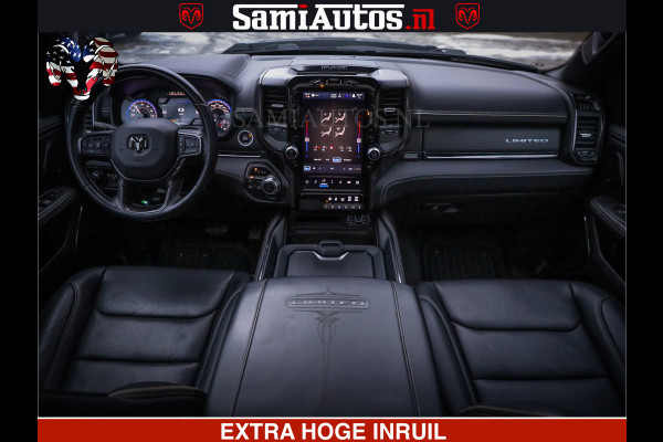 Dodge Ram 1500 LIMITED SPORT | 5.7 V8 HEMI 402PK | MEEST VOLLE LIMITED | PRACHTIGE KLEUR GRANITE CRYSTAL PEARL | CREW CAB | DUBBELE CABINE DC 5 PERSOONS | CREW CAB 5 PERSOONS | DUBBELE CABINE DC | MEEST ROYALE EN COMFORTABELE BEDRIJFSAUTO | HEAD-UP | LUCHTVERING | RONDOM CAMERA | MWK KLEP | PANORAMA DAK |