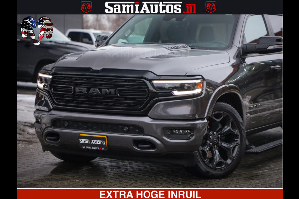 Dodge Ram 1500 LIMITED SPORT | 5.7 V8 HEMI 402PK | MEEST VOLLE LIMITED | PRACHTIGE KLEUR GRANITE CRYSTAL PEARL | CREW CAB | DUBBELE CABINE DC 5 PERSOONS | CREW CAB 5 PERSOONS | DUBBELE CABINE DC | MEEST ROYALE EN COMFORTABELE BEDRIJFSAUTO | HEAD-UP | LUCHTVERING | RONDOM CAMERA | MWK KLEP | PANORAMA DAK |