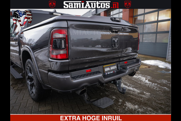 Dodge Ram 1500 LIMITED SPORT | 5.7 V8 HEMI 402PK | MEEST VOLLE LIMITED | PRACHTIGE KLEUR GRANITE CRYSTAL PEARL | CREW CAB | DUBBELE CABINE DC 5 PERSOONS | CREW CAB 5 PERSOONS | DUBBELE CABINE DC | MEEST ROYALE EN COMFORTABELE BEDRIJFSAUTO | HEAD-UP | LUCHTVERING | RONDOM CAMERA | MWK KLEP | PANORAMA DAK |