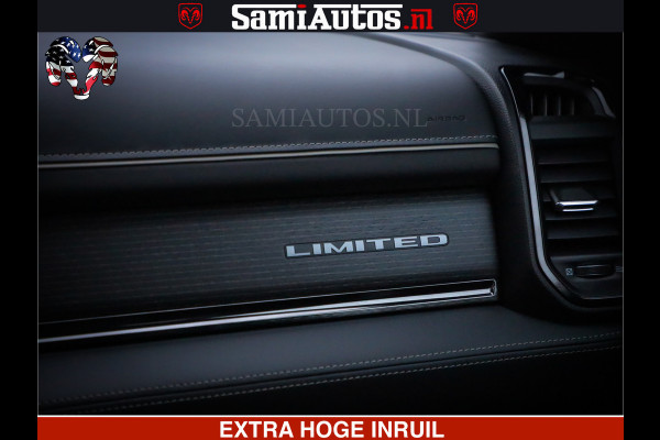 Dodge Ram 1500 LIMITED SPORT | 5.7 V8 HEMI 402PK | MEEST VOLLE LIMITED | PRACHTIGE KLEUR GRANITE CRYSTAL PEARL | CREW CAB | DUBBELE CABINE DC 5 PERSOONS | CREW CAB 5 PERSOONS | DUBBELE CABINE DC | MEEST ROYALE EN COMFORTABELE BEDRIJFSAUTO | HEAD-UP | LUCHTVERING | RONDOM CAMERA | MWK KLEP | PANORAMA DAK |